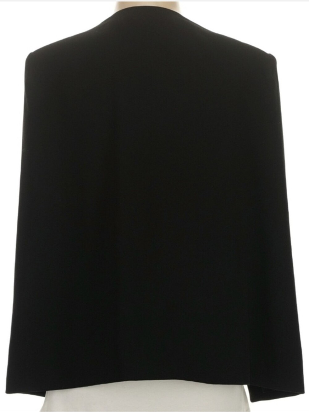 Zara Cape Blazer Jacket Black Size S - Picture 15 of 15